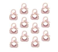 BIUDECO 50 Pièces Boîte à Papier Coffrets de Mariage avec Fenêtre Transparente et Nœud Décoration de Fête pour Douceurs et Souvenirs