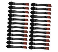 BIUDECO 50 Pièces Double Ended Angled Eyeshadow And Eyebrow Brush Portable Travel Makeup Tool With Soft Skin Friendly Bristles For Precise Brow Shaping And Seamless Eye Shadow Application