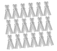 BIUDECO 50 pièces Encoches de Aluminium pour Tir à Arc Accessoires de Queue Durables et Faciles à Installer pour Empenneuse et Flèches de Plein Air