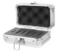 BIUDECO 6 Compartiments, Boîte de Rangement pour Filtres de Télescope | Mousse Absorbante, Format Compact Argenté, pour Observations Extérieures et Séances Terrain