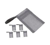 BIUDECO 6 pièces Lot de Pochettes Maille pour Savon Solide Sac de Rangement Léger et Portable Exfoliant Doux pour Visage et Corps pour Savon Artisanal et Voyage