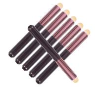 BIUDECO 6 pièces Makeup Sponges Set For Concealer And Foundation Application Portable Soft Puff With Mushroom Head Design For Precise Face Powder Blending