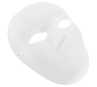 BIUDECO 6 Pièces Masque Blanc à Peindre, Carnaval et Célébration Halloween | Pâte de Papier, Activité DIY Créative, pour Garçon Fille et Parents, Idée Unique