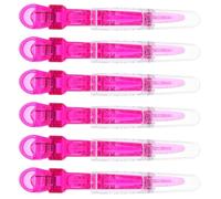 BIUDECO 6 pièces Pinces à Cheveux Bec de Canard Professionnelles pour Coiffeurs Accessoires Salon Durables et Pratiques Couleurs Aléatoires Adaptées Coupe et Styling Couleur Aléatoire