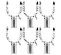 BIUDECO 6 pièces Support Métallique pour Branches Arbres Fruitiers Lot de Fixation Alliage Aluminium Support Pratique pour Vigne et Jardin Aide Croissance des Branches et Protection la