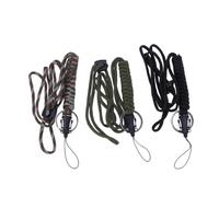 BIUDECO 6pièces Cordon Identification Multifonction Porte-clés Collier Dragonne Corde De Parachute Étui Étanche avec Crochet Métal pour Appareil Photo Téléphone Clés