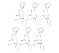 BIUDECO 6pièces Élastiques à Cheveux Avec Ruban Décoratif Accessoires De Coiffure Élégants Pour Femmes Et Filles Confort Et Style Assurés