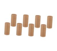 BIUDECO 8 pièces Boîtes Cylindriques Papier Kraft Boîtes Emballage pour Bouteilles Huile Essentielle avec Couvercle Emballage Cadeau Multifonction et Portable