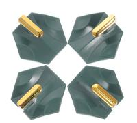 BIUDECO 8 pièces Crochets Adhésifs Muraux Crochet Auto-adhésif sans Perçage Plastique Résistant Accroche Serviettes Polyvalent pour Cuisine Salle de Bain Chambre