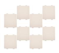 BIUDECO 8 Pièces Feuille de Mica et Durabilité Améliorée 118x99 Mm Argentée -ondes pour Réparation et Entretien, Haute Résistance Thermique Accessoire pour Four -ondes