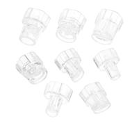 BIUDECO 8 pièces Kit de Embouts de Remplacement pour Tête Aspiration Faciale Accessoires pour Machine Hydro Visage Détachées Épurateur Peau Visage Compatibles Water Oxygen Machine Léger