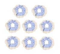BIUDECO 8 Pièces Large Lace Hair Scrunchies Elastic Ponytail Holders Boho Style Decorative Hair Ties For Women And
