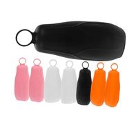 BIUDECO 8 pièces Silicone Travel Bottle Sleeves Elastic Protective Covers For Toiletries Containers Reusable Squeeze Lotion And Shampoo Bottle Wraps Suitable For Travel Cosmetics And