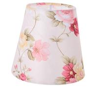 BIUDECO Abat-jour Tissu Motif Floral pour Lampe de Table Suspension ou Lampe de Chevet Léger et Facile à Installer Adapté Chambre et Salon Style Pastoral Simple