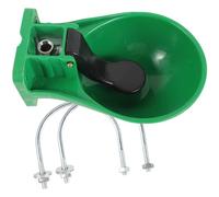 BIUDECO Abreuvoir Automatique pour Bovins en Plastique Épais Grand Format Valve en Cuivre Distributeur d'Eau Professionnel pour Vaches Moutons et Chevaux Résistant aux Morsures