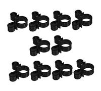 BIUDECO Accessoires pour Bouteilles de Vin 10 Pcs Clip de Sécurité Double Fente Support Bougies Décoration Fête Anniversaire Noël