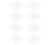 BIUDECO Accroche Cadre Photo Adhésif Transparent 8 Pièces, Supports Muraux sans Perçage pour Tableaux et Décorations, Installation Rapide pour Intérieur et Espace de Travail