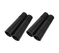 BIUDECO Adaptateur de Perche Filetée en Plastique Noir 4 Pcs pour Balai et Serpillière, Connexion Sécurisée et Polyvalente pour Manche Télescopique de Nettoyage