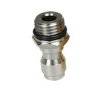 BIUDECO Adaptateur Quick Coupler Mâle Acier Inoxydable pour Nettoyeur Haute Pression Raccord Fileté Extérieur Connecteur Rapide pour Tuyau Arrosage et Lance de Pulvérisation