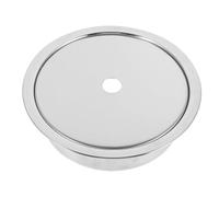 BIUDECO Anneau de Fond en Acier Inoxydable 240 MM Couvercle 205 MM pour Plaque à Induction Adaptateur Plaque Électrique Anti-Débordement Diffuseur de Chaleur Compatible Fondues et