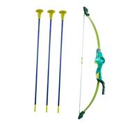 BIUDECO Arc et Flèche à Ventouse pour Garçon Fille Jeu Extérieur Ajustable Résistant Jeu de Tir Archerie pour Garçon Fille Activité Ludique Sécurisée