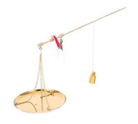 BIUDECO Balance Chinoise Vintage Balance Portative Précise pour Médecine Traditionnelle Cuisine et Pâtisserie Outil pour Pesée de Plantes et Petits Objets