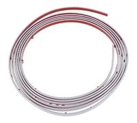 BIUDECO Bande de Autocollante Blanche 8 MM X 3 M Profilé d'Angle en PVC Souple pour Meubles Tables et Bureaux Décorative sans Perçage pour Intérieur et Voiture