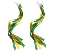 BIUDECO Banderoles Colorées pour Guidon de Vélo Polyester Accessoires Décoratifs pour Garçon Fille Rubans Volants pour Scooter et Vélo Cadeau Original Motard