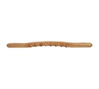 BIUDECO Bâton de Massage en Matériau Synthétique Marron Léger pour Massage des Fascias Design Unique, Outil D'acupression et Stylo à Points D'acupuncture Manuel