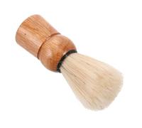 BIUDECO Blaireau de Rasage pour Homme Manche en Matière Naturelle Ergonomique Brosse Poils Lisses pour Toilettage de Barbe Accessoire de Voyage Confortable et Précis