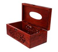 BIUDECO Boîte à Mouchoirs Bois de Boîte Distributrice de Mouchoirs de Bureau Couvercle Réutilisable Design Simple et Pratique pour Maison et Bureau