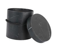 BIUDECO Boîte Cadeau Ronde Noire Papier Écologique Boîte Emballage Fleuriste Portable et Élégante pour Fleurs Bijoux Saint-valentin Anniversaires et Occasions Spéciales