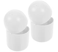 BIUDECO Boîte de Rangement Facile à Transporter 2pcs pour Cup Menstruelle en PP Blanche pour Voyage et Soins Intimes Féminins