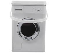 BIUDECO Boîte de Rangement Lessive Forme de Machine à Laver Conteneur Portable pour Poudre et Perles Parfumées Rangement Pratique et Léger pour Détergent et Accessoires Ménagers