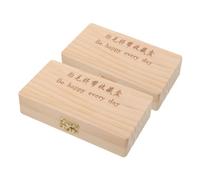 BIUDECO Boite Premiers Souvenirs Bébé Boîte de Conservation du Cordon Ombilical Dents de Lait en Bois et Verre Rangement DIY pour Chambre