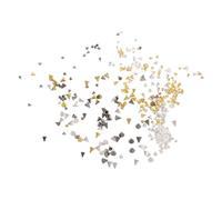 BIUDECO Boîtes de Breloques à Ongles Punk 6 Grilles de Pointes Coniques Rondes en Métal Accessoires Nail Art Grunge Vintage Décorations DIY pour Festivals et Cosplay Dos Plat pour