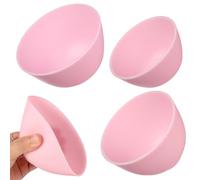 BIUDECO Bol Mélangeur en Silicone Souple 3 Pièces pour Soins du Visage, Résistant aux Chocs, pour Mélanger Masques et Huiles, Routine Beauté Maison