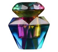 BIUDECO Bol Verre Octogonal pour Monomère Liquide Récipient Ongles avec Couvercle Coupe-vent pour Manucure Large Capacité Design Élégant et Fonctionnel