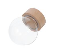 BIUDECO Boule à Neige en Verre Clair avec Boîte à Musique Intégrée Kit de Bricolage DIY Sphère Transparente pour Décoration Intérieure Création de Paysages Miniatures et Exposition de