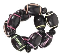 BIUDECO Bracelet à Thème Sportif de Ballon de Rugby, Bracelet Délicat à Billes Résistant à L'usure, Taille Compacte Unisexe, Accessoires pour Fans de Sport et Usage Quotidien