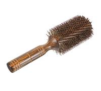 BIUDECO Brosse à Cheveux Bouclés Brosse Coiffante Grand Format Poils De Sanglier Coiffage Femme Salon Massage Cuir Chevelu Bois Usage Domestique