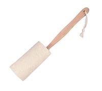 BIUDECO Brosse de Bain Exfoliante Loofah Naturel avec Long Manche Bois Bois Brut pour Nettoyage et