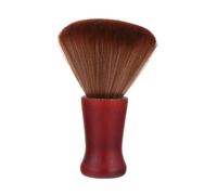 BIUDECO Brosse de Coiffure Bois pour Nettoyage Cheveux Cassés Fibres pour Salon Barbier Balai de Cou Pratique pour Épousseter Cheveux et Peaux Brosse de Nettoyage Professionnelle
