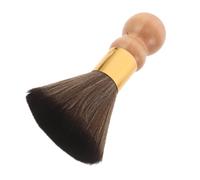 BIUDECO Brosse de Coiffure Bois Robuste pour Barbier Outil de Dépoussiérage Cou Ergonomique Brosse pour Retirer Cheveux Coupés et Nettoyer la Nuque Confort Client Amélioré