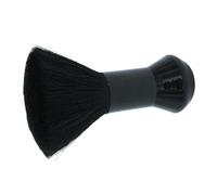 BIUDECO Brosse de Nettoyage Cheveux Fibre Douce avec Manche Plastique Noir Brosse Coiffeur Professionnelle pour Salon et Usage Personnel Outil Pratique pour Enlever Rapidement les Résidus