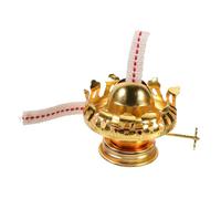 BIUDECO Brûleur de Remplacement pour Lampe à Pétrole Rétro Aluminium Solide Régulateur Pratique Compatible Lampes Lotus pour Éclairage Intérieur et Décoration