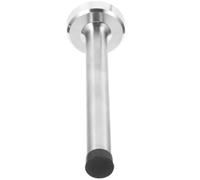 BIUDECO Butée de Porte Acier Inoxydable Brossé avec Embout Caoutchouc Anti-bruit Arrêt Mural et Au Sol Butoir de Sécurité Extra Long pour Protection Murale