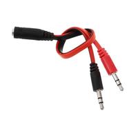 BIUDECO Câble Splitter Audio Tpe Doubleur Jack Mâle vers Double Femelle pour Casque et Micro Adaptateur Convertisseur Compatible Smartphones et Équipements Audio