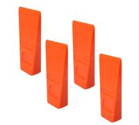 BIUDECO Cales D’Abattage en Plastique Robuste 14 CM Lot de 4 Pièces Coin de Bûcheronnage Résistant aux Intempéries Outil de Coupe du Bois pour Tronçonneuse Fournitures pour Abattage