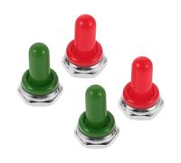 BIUDECO Capuchons Étanches Résistants la Poussière L'humidité Lot de 4 en Caoutchouc Couleur Aléatoire pour Commutateur de Guitare Électrique pour Concerts en Extérieur
